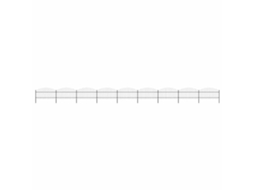 Vidaxl Cerca De Jardim Com Topo Em Forma De Lança Em Aço 1506x125 Cm, Preta