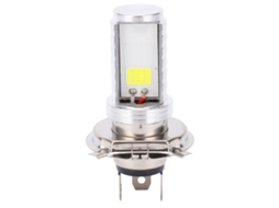 Foco Led para Moto H4 Chip Cob Luz de Farol Alto e Baixo Feixe Dc12‑80v