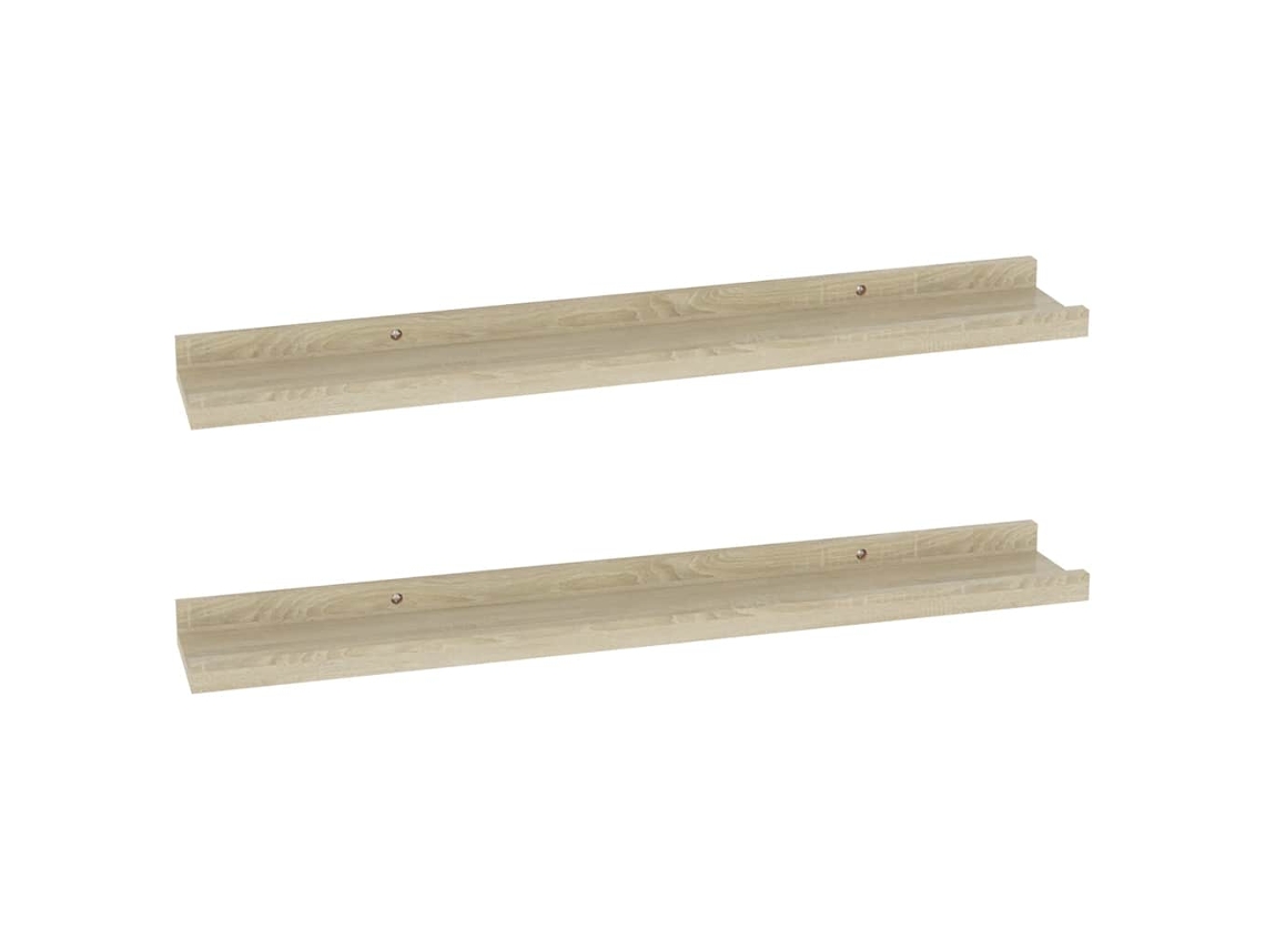 Prateleiras de Parede 2 Peças Carvalho Sonoma 60x9x3cm MAISON EXCLUSIVE