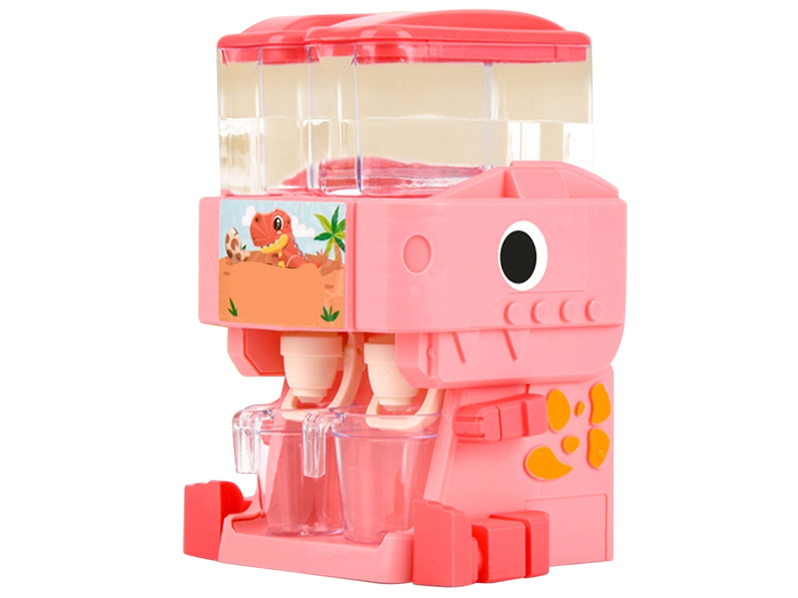 Rebe-brinquedo Dispensador De Água Pequeno Simulação Dinossauro Forma Segura Bonita Fonte De Bebida Para Crianças Rosa