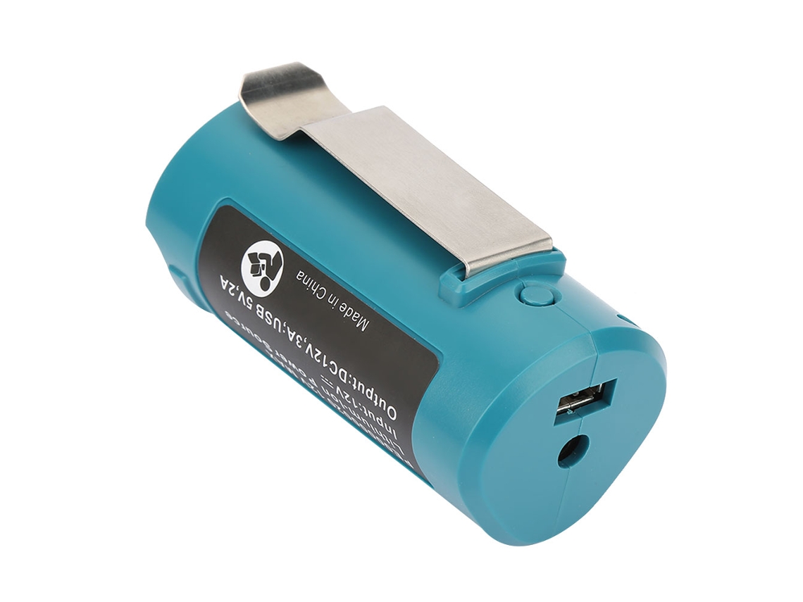Laxiscreed Adaptador De Potência 12v Com Usb Para Ferramentas Makita