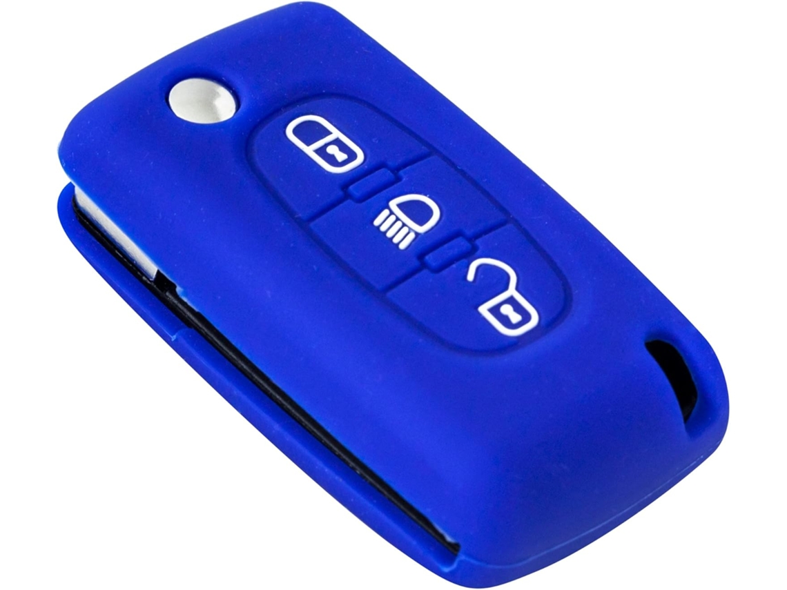Capa de Silicone AQUAFORGE, controle Citroën/Peugeot, azul