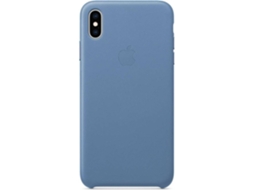 Capa APPLE iPhone XS Max Leather Azul