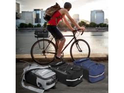Bolsa Traseira Mali para Bicicleta, isolada, multifuncional, com capa de chuva