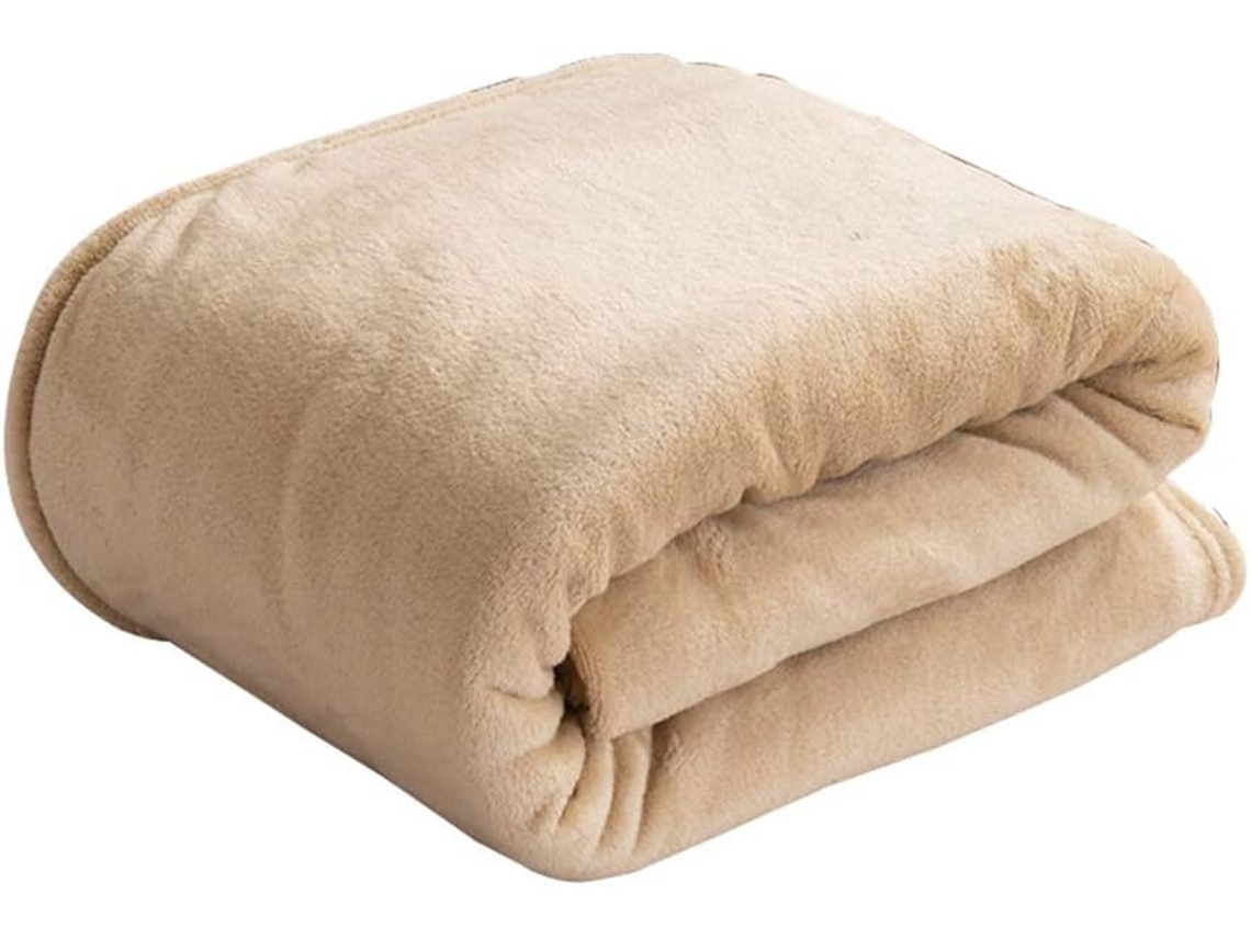 Manta de Flanela Lisa e Macia Fansu em Cor Sólida Microfibra Felpuda Ideal para Cama Sofá Poltrona Todas as Es