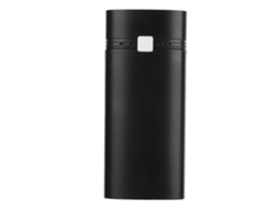 Caixa para Power Bank DIY com 2 Portas de Saída USB, Visor LCD e Luz LED para 2 Baterias Recarregáveis 18650 - Preta - LAXISCREED