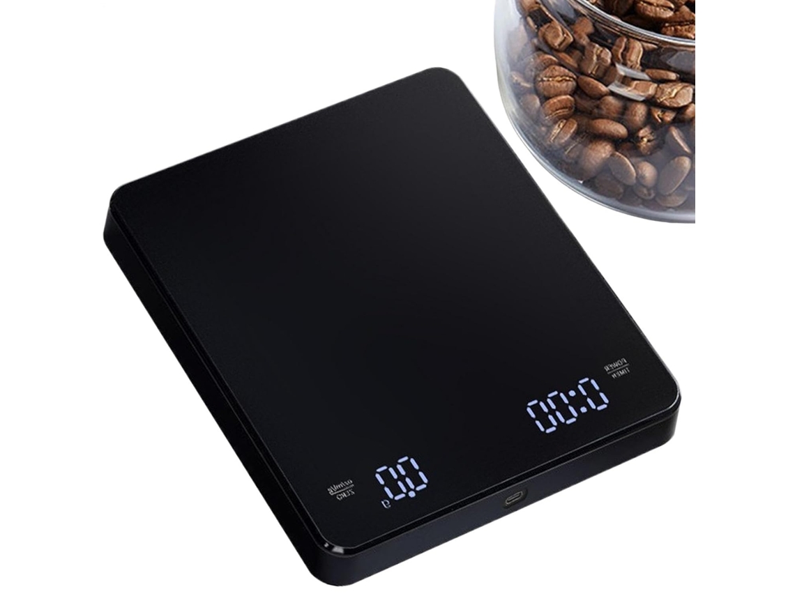Balança De Café | Alta Precisão Recarregável Com Temporizador Cozinha Digital Portátil Servir, Pesar, Preparar Café