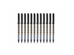 Biros de Tinta Líquida UNI-BALL Rollerball Eye Broad Ub-150 Preto 12 Unidades