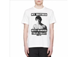 Rockinstone Rocky Movie Hits Harder Than That White Adult T-shirt Size:l