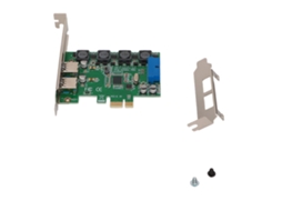 Placa De Expansão Pci E Para Usb 3.0 Com 2 Portas Frontais 20 Pin Para Desktop Com Transmissão De 5gb E Proteção Contra Queimaduras