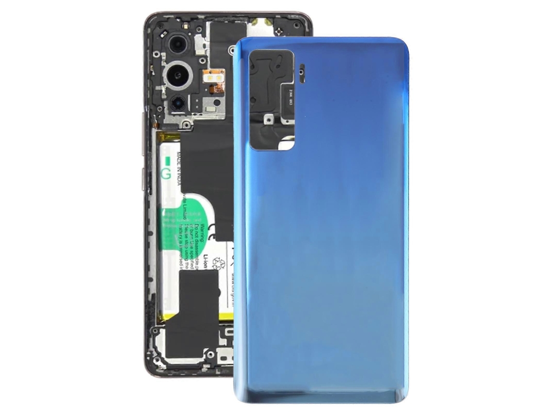 Tampa Traseira De Bateria De Vidro Oem Para Vivo Iqoo 5 5g (azul)