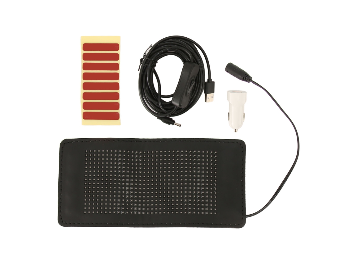 Rebe-painel Led Deslizante Programável Com Controle Por Aplicativo Bluetooth, Impermeável, Plegável Para Carro, Loja, Bar, 12-24v Usb 5v
