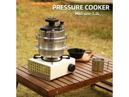 Panela de Pressão Portátil Outdoor 1.2l Camping