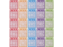 100 Para Jogo Treinamento Cartelas Bingo