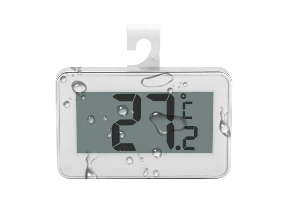 Termômetro Digital Para Geladeira, Acessório Para Geladeira, Com Visor Lcd – Indicador De Temperatura Do Freezer Para