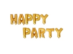 Laxiscreed Balão De Folha De Alumínio Happy Party Dourado Para Ano Novo, Casamento E Aniversário