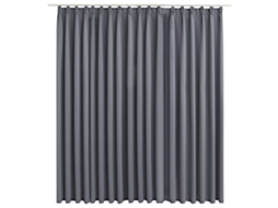 Maison Exclusive - Cortina Blackout Com Ganchos 290x245 Cm Cinzento