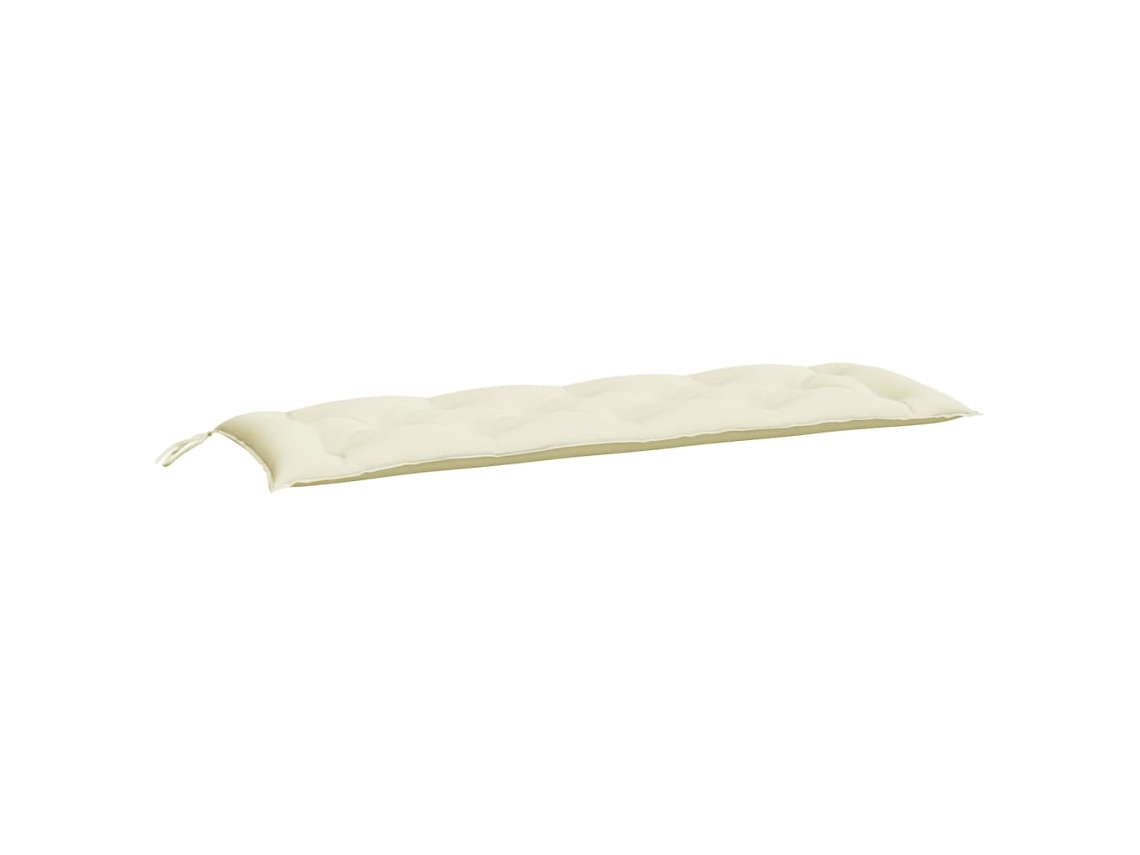 Garden Bench Cushion, Garden Bench Cushions Vidaxl Branco Tecido (150 X 50 X 7 Cm)