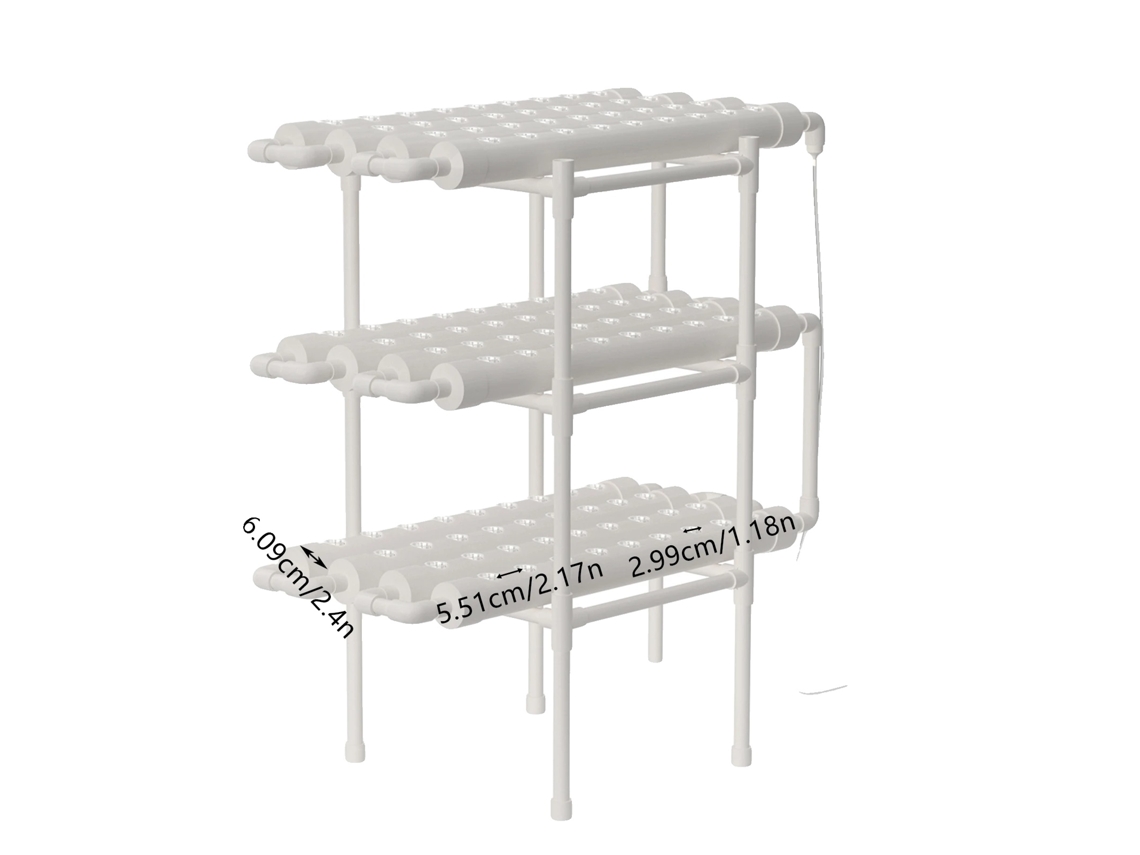 Sistema Hidropônico, 108 Locais Para Plantas, Design Em 3 Camadas, Branco Oem