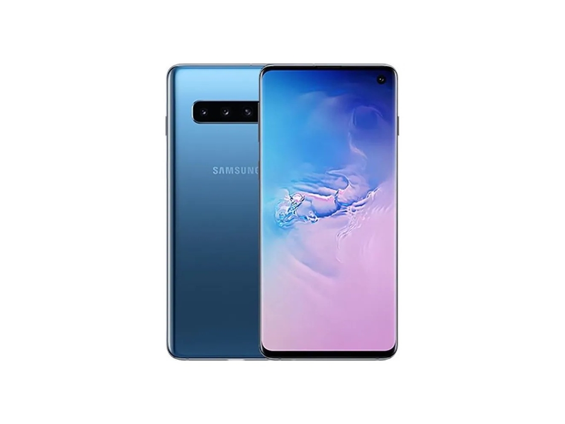 Smartphone SAMSUNG S10 128 Go Azul Único Sim dos Eua (Recondicionado Como Novo)