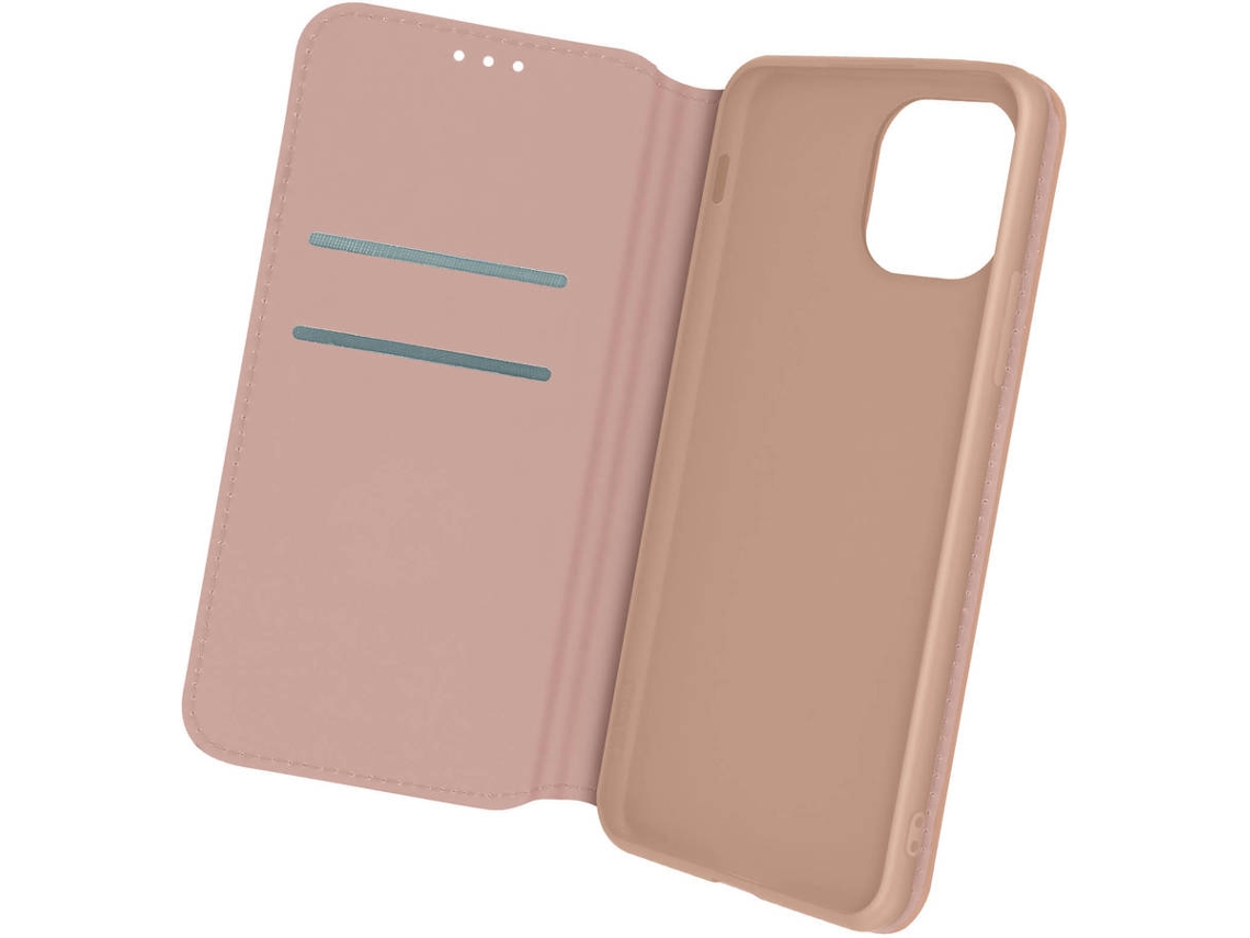 Capa iPhone 12 Pro AVIZAR FOLIO-ELEC-RG-IP12 Livro Rosa