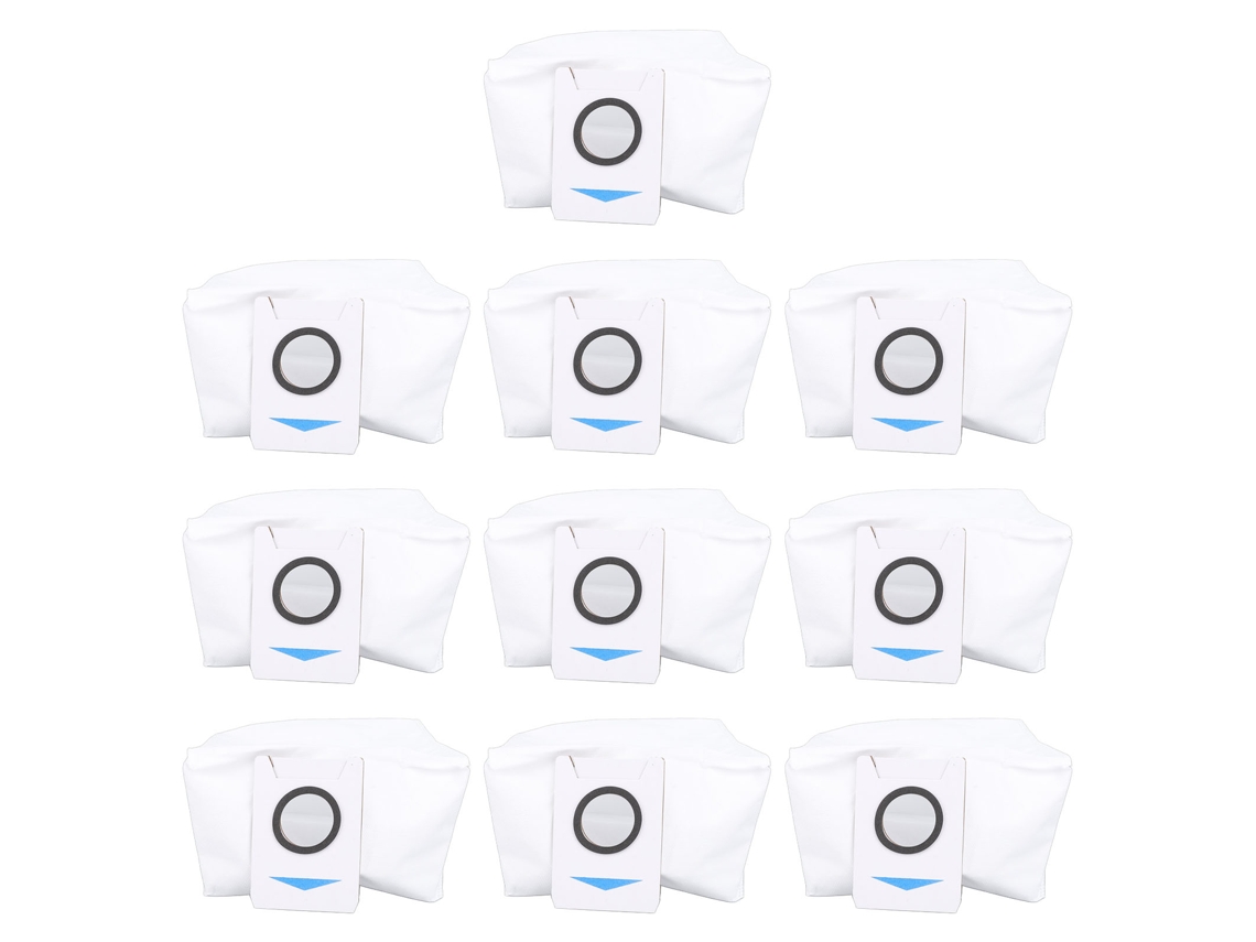 10 sacos Primerox para aspirador de pó Deebot X1 X1 Turbo, anti-vazamento, não tecido, substituição | S/BRAND