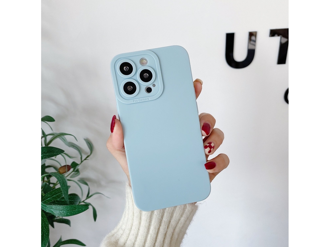 Capa Para Iphone 17 Air Azul Peak Com Cobertura Total E Cor Sólida Angel Eye