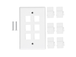 2026zentro-tomada De Parede Com 6 Portas Usb E Usb-c, Adaptador De Tomada Usb Com Amplia Aplicabilidade Para Escritório E Negócios