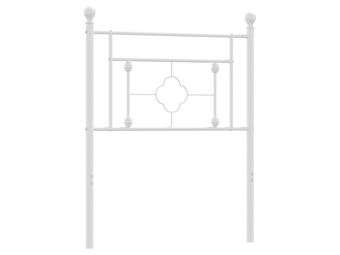 Conjunto 1 Cabeceira De Cama Vidaxl Branco Aço (80 X 3 X 97 Cm)
