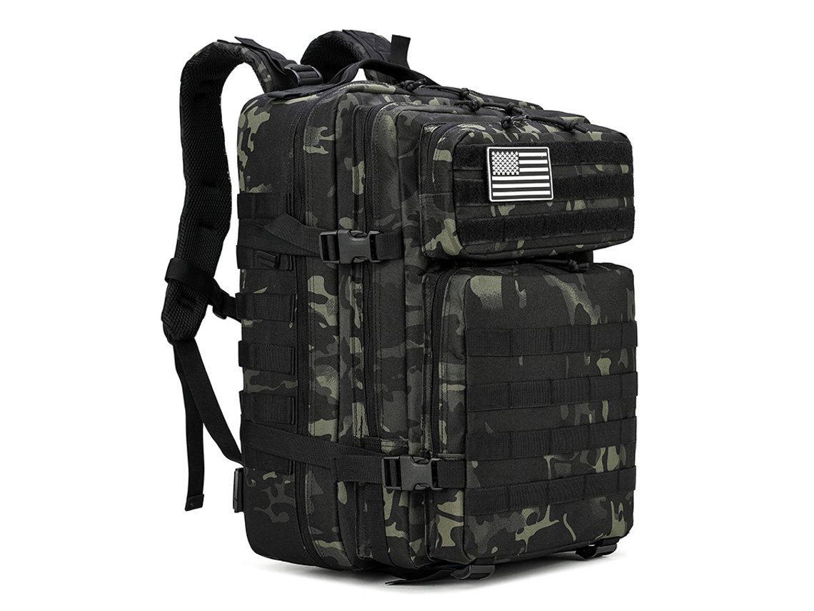 Mochila Militar Tática, 45l, Adequada Para Caminhadas, Caminhada, Dobrável, Impermeável, De Sobrevivência, Ideal Para Crianças, Educativo, D
