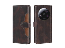 Capa De Couro Para Celular Com Fivela Magnética Skin Feel