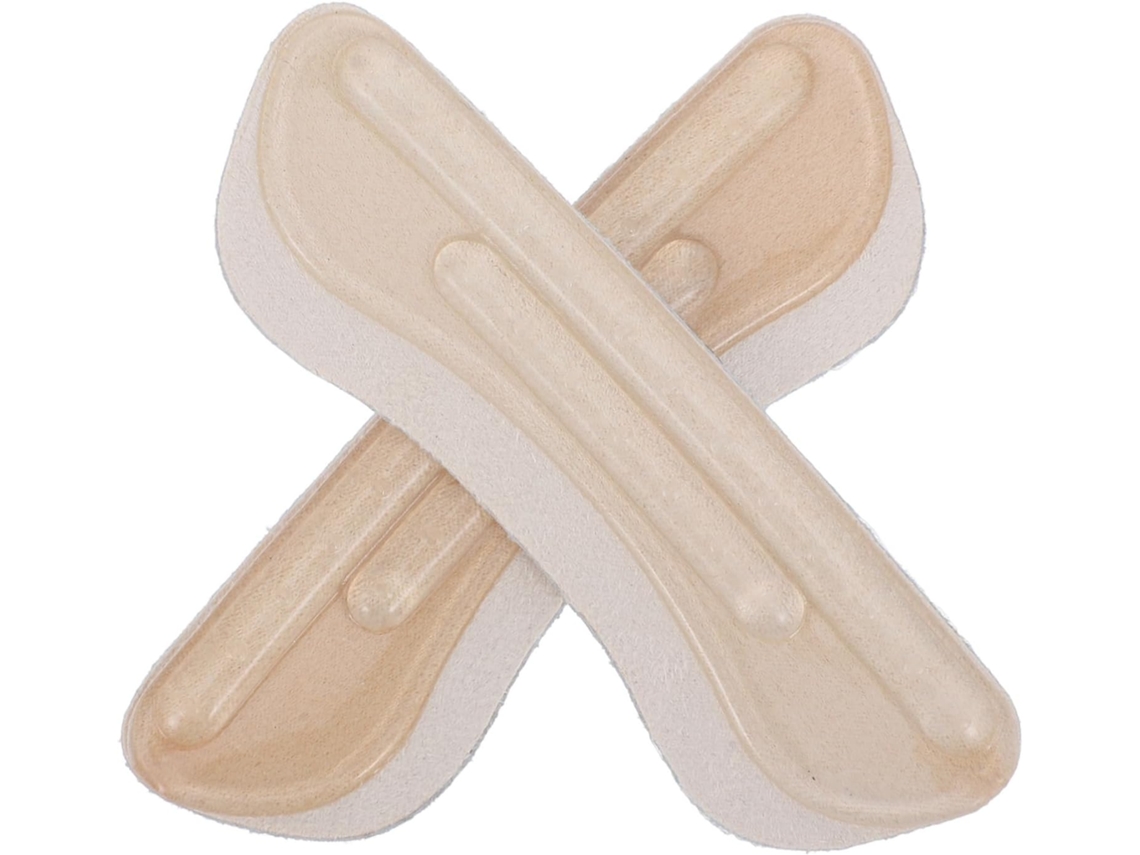 Protetores De Calcanhar Autoadesivos Silicone Bege Para Sapatos Femininos, Ideais Para Salto Alto, Reduzem Bolhas E