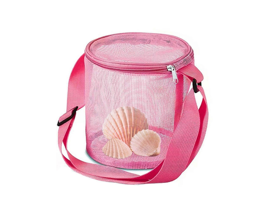 Bolsa De Praia Infantil, Bolsa Para Colecionar Conchas, Bolsa Organizadora De Brinquedos Em Tela Com Alça De Ombro Ajustável