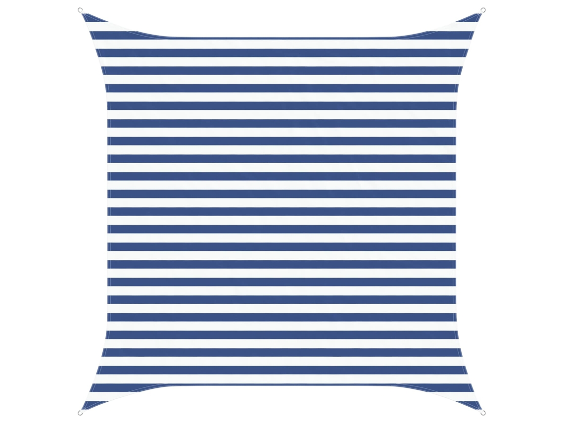 Conjunto 1 Sombra De Sol Vidaxl Azul Poliéster (3 X 3 M)