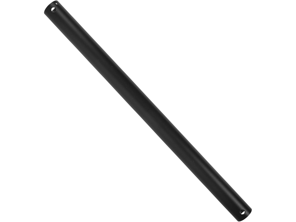 Haste De Extensão Iluminada Para Ventilador De Teto Preto, Resistente E Durável