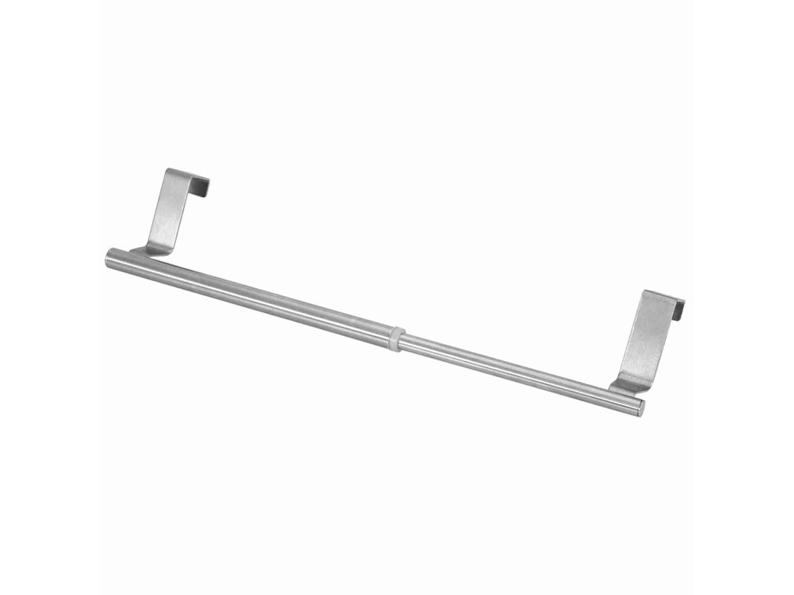 Cabide para Toalha de Banho Retrátil em Aço Inoxidável 34cm | S/MARCA
