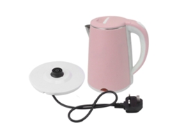 Chaleira elétrica de 2000 W e 2 L com desligamento automático e proteção contra fervura a seco, aquecedor de água com tomada de 220 V do Reino Unido.