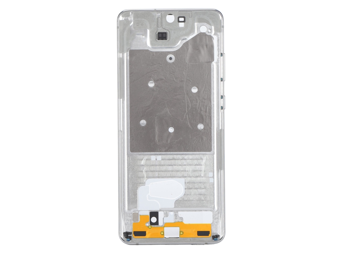Placa de bisel central original para Samsung S20u, plata, pieza de reparación | S/MARCA