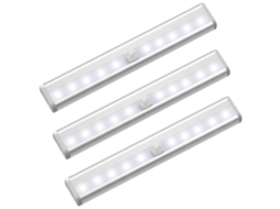 Luz noturna infravermelha para armário Slowmoose (pacote com 3) com sensor de movimento