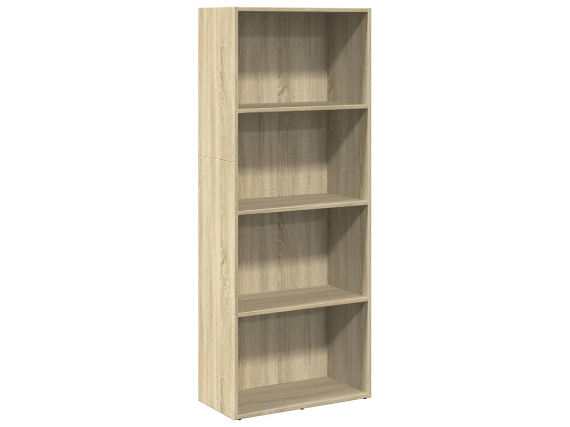 Bookcase, Bookcases Vidaxl Marrom Madeira Processada (n/a)