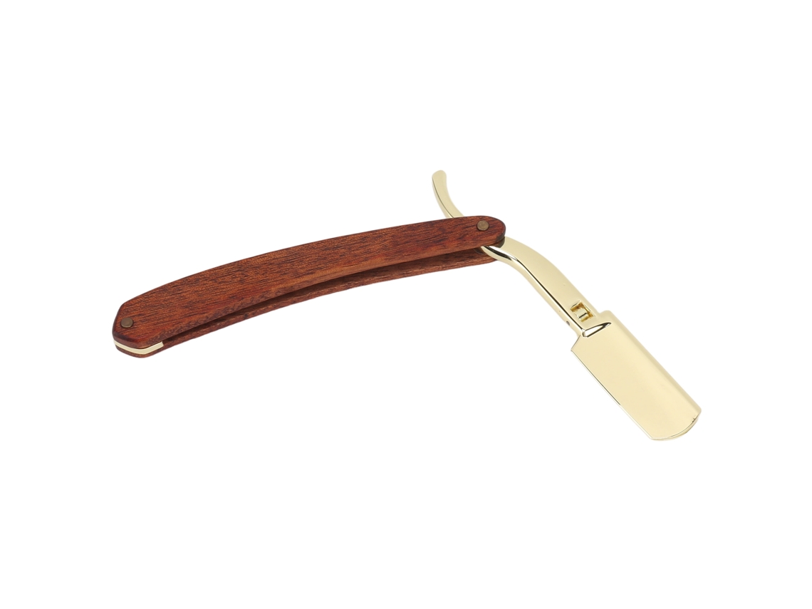 2026 porta Cuchillo de Barba de Acero Inoxidable Vintage Simple Y Ergonómico Plegable