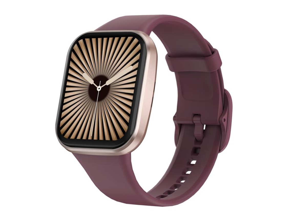 Smartwatch Com Tela Colorida De 1,83 Polegadas, À Prova Dágua Ip68, Com Chamadas Bluetooth E Monitoramento De Saúde. Mdug (bordô)