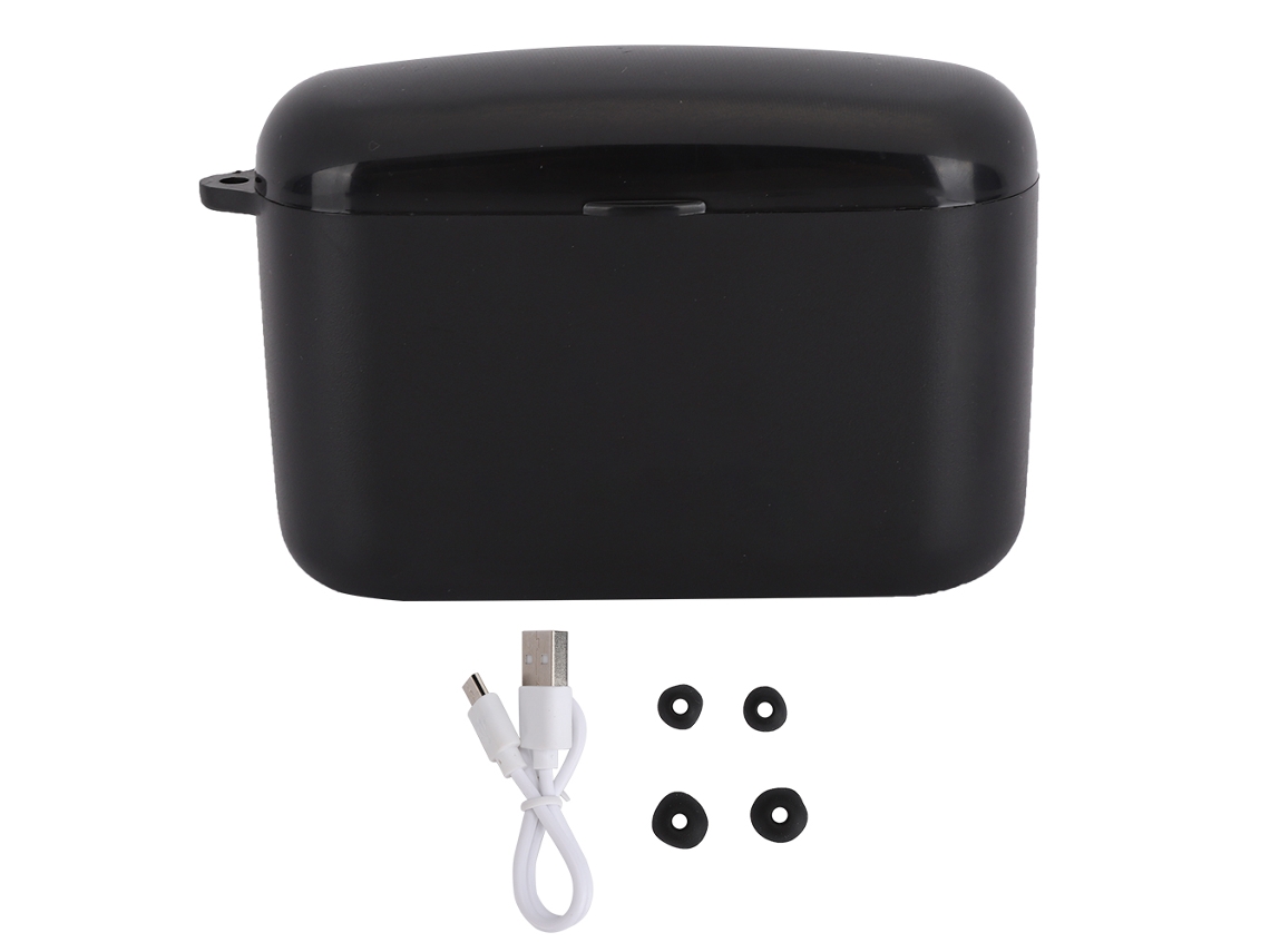 Mali fone de Ouvido Bluetooth 5.0 Sem Fio Esportivo com Caixa de Carregamento 1200mah e Lembrete de Voz Inteligente