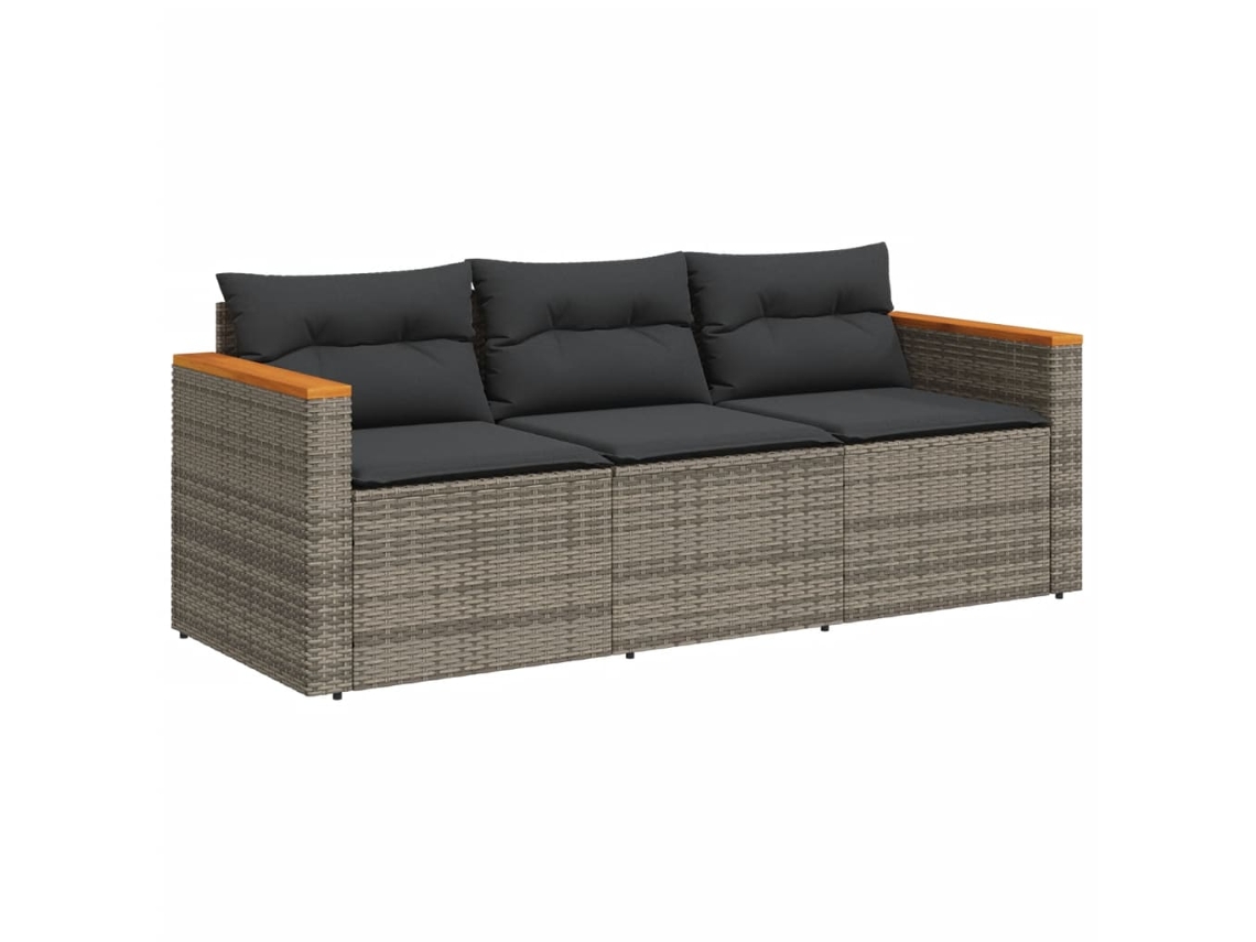 Garden Sofa, Garden Sofas Vidaxl Cinzeto Rattan / Vime (n/a)