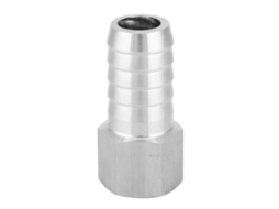 Conector De Rosca Fêmea Bspp 1/4 Aço Inoxidável 304 Para Mangueiras Pneumáticas - Conector De Engate Rápido Barb Φ16