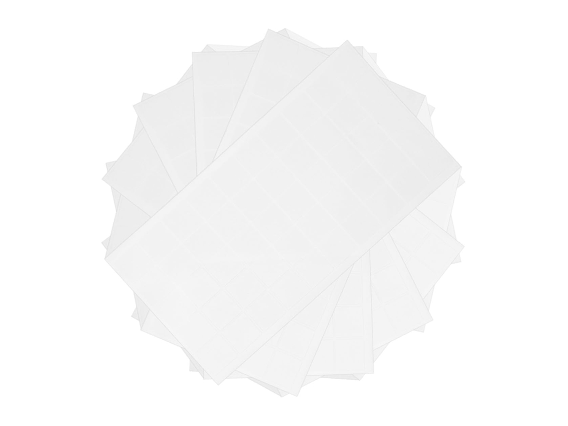 Alipis 100 Adesivos Transparentes Dupla Face Para Parede