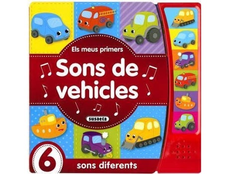Livro Vehicles (primers Sons) de Susaeta, Equip, Ilustrado por Isabelle Nicholle (Espanhol)