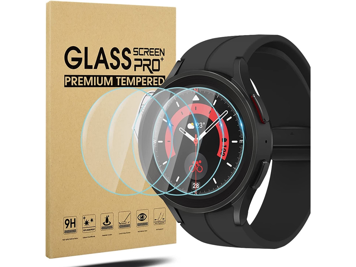 Protetor De Tela Para Samsung Galaxy Watch 4 Classic 42mm, Dureza 9h À Prova De Arranhões,4 Unidades Panoona