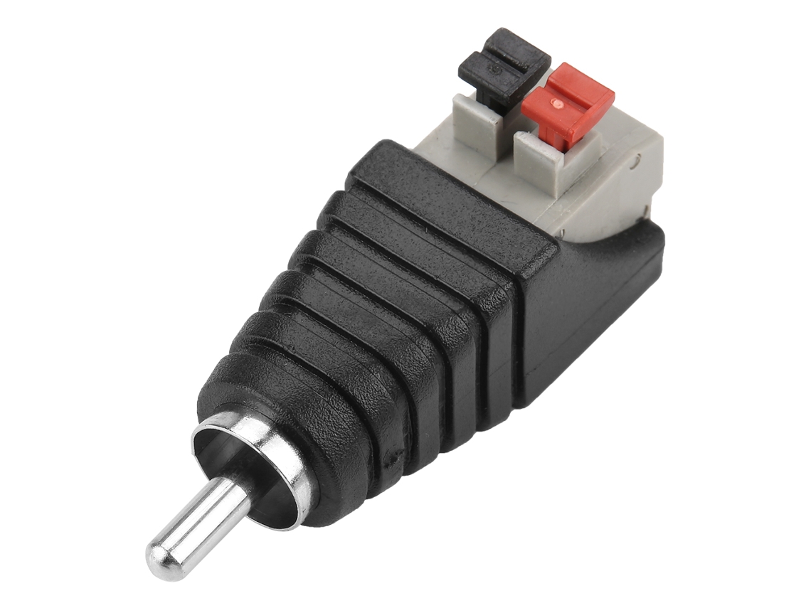 Laxiscreed Adaptador Rca Macho Para Terminais Av Com Ligação De Áudio E Vídeo