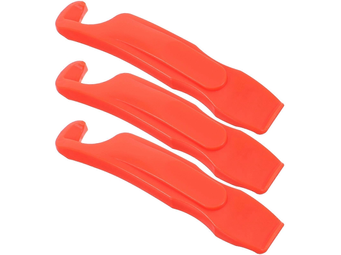 Omni-3 Ferramentas De Extração E Reparação De Pneus Alavancas Para Trocar Pneus De Bicicleta Ciclo 11,30x2,20x1,80cm Rojo